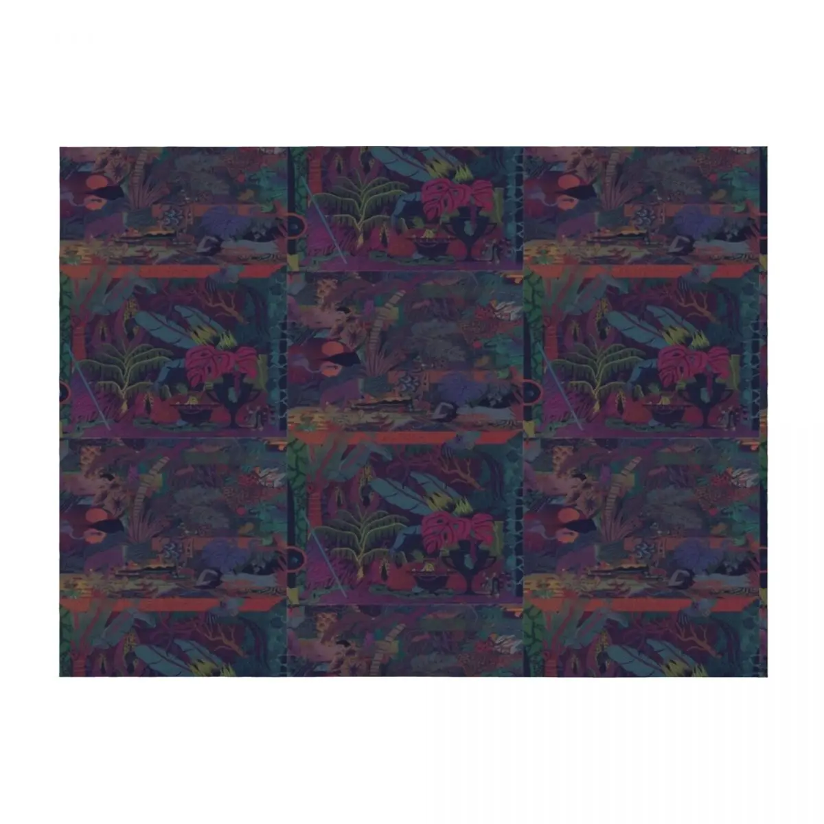 

ZABA patterns Glass Animals Throw Blanket Decorative Beds Plush Quilt warm winter Blankets