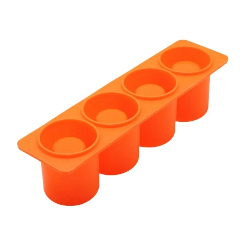 

652F Concrete Flower Pots Cement Clay Mold Handmade Pen Holder Silicone Mould 4 Holes Plant Pot Epoxy Resin Mold