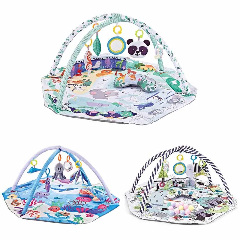 

Baby Fitness Stand Multi Functional Fence Baby Crawling Mat Newborn Game Carpet Toy Mat Decompression Game Mat