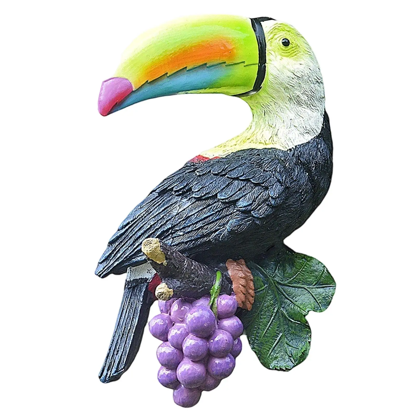 Toucan Tree Hugger Decor Creative Toucan Figurine for Patio Home Outdoor