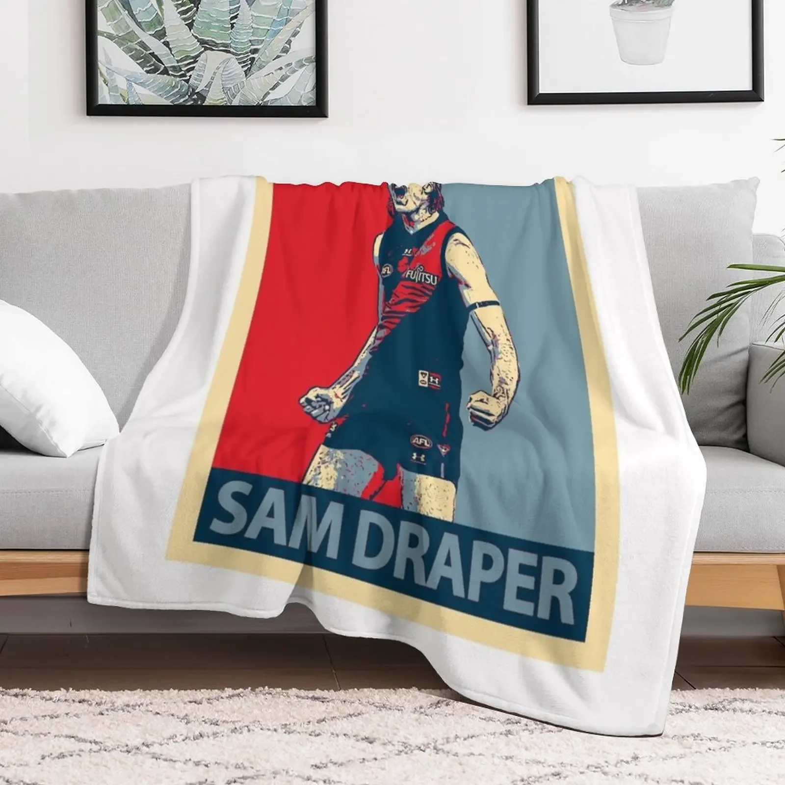 Sam Draper Throw Blanket Lightweight Warm Blanket for Indoor Outdoor Use