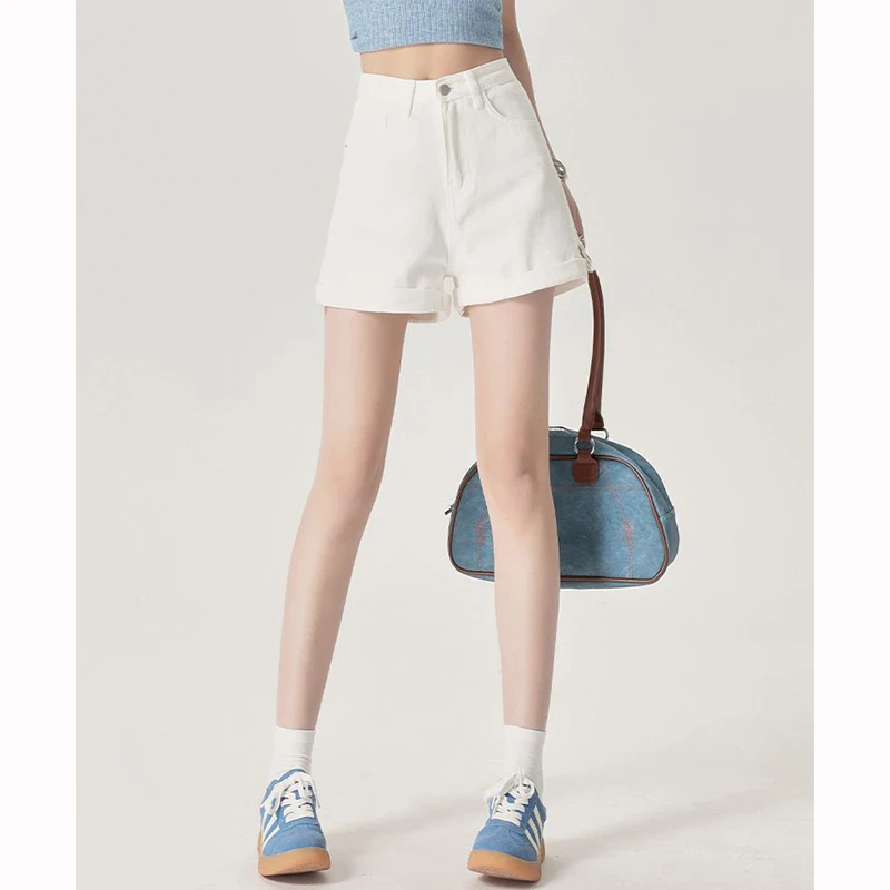 Summer Female Comfortable Daily Leisure Jeans Girls High Waist Thin Short Pants Hot Sale Women Fashion Denim Shorts
