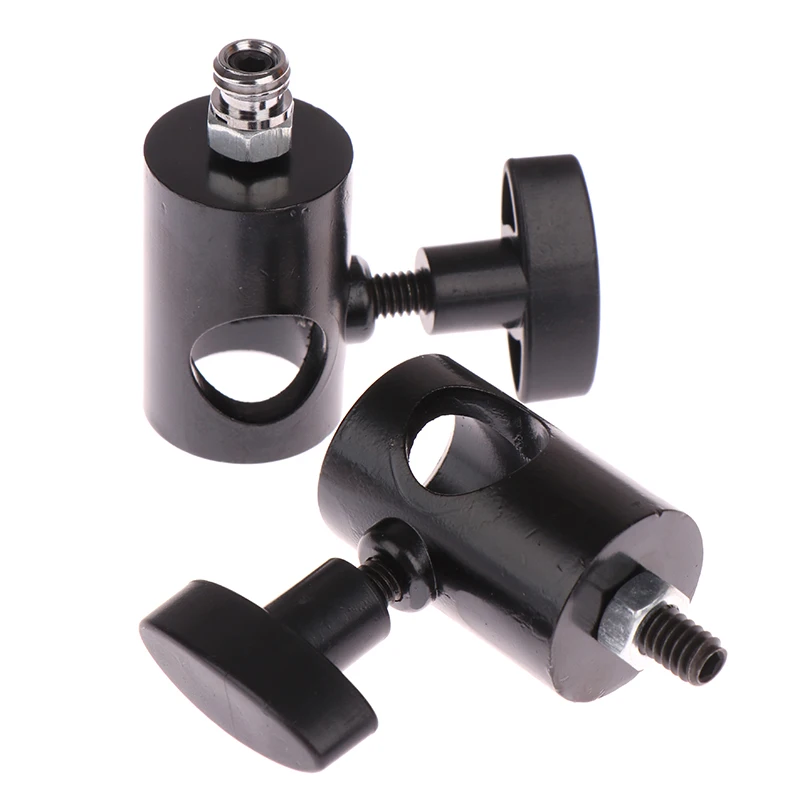 1Pc Rapid Adapter Converter Mount Bracket For Light Stand 1/4" 3/8" Thread Interface Universal Stand Adapter Bracket