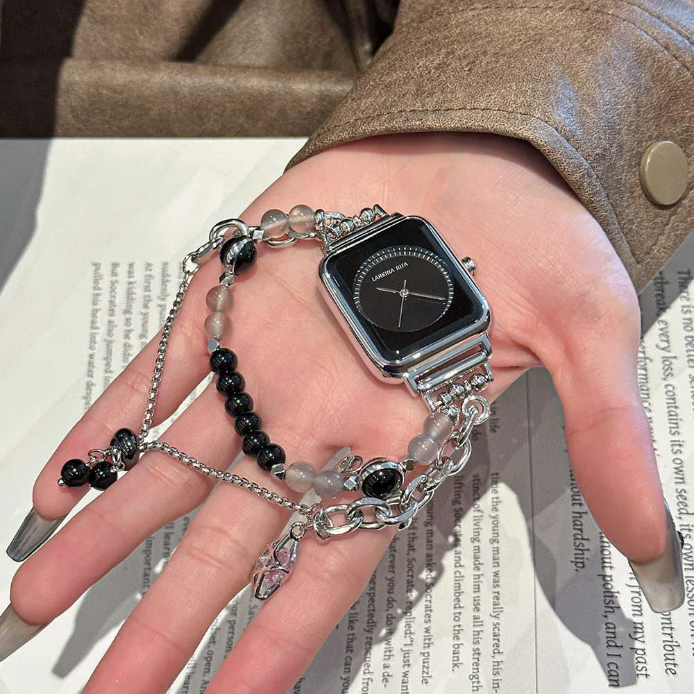 Orologio da polso da donna con strass da lavoro di moda di lusso per orologio da donna al quarzo da donna in acciaio inossidabile