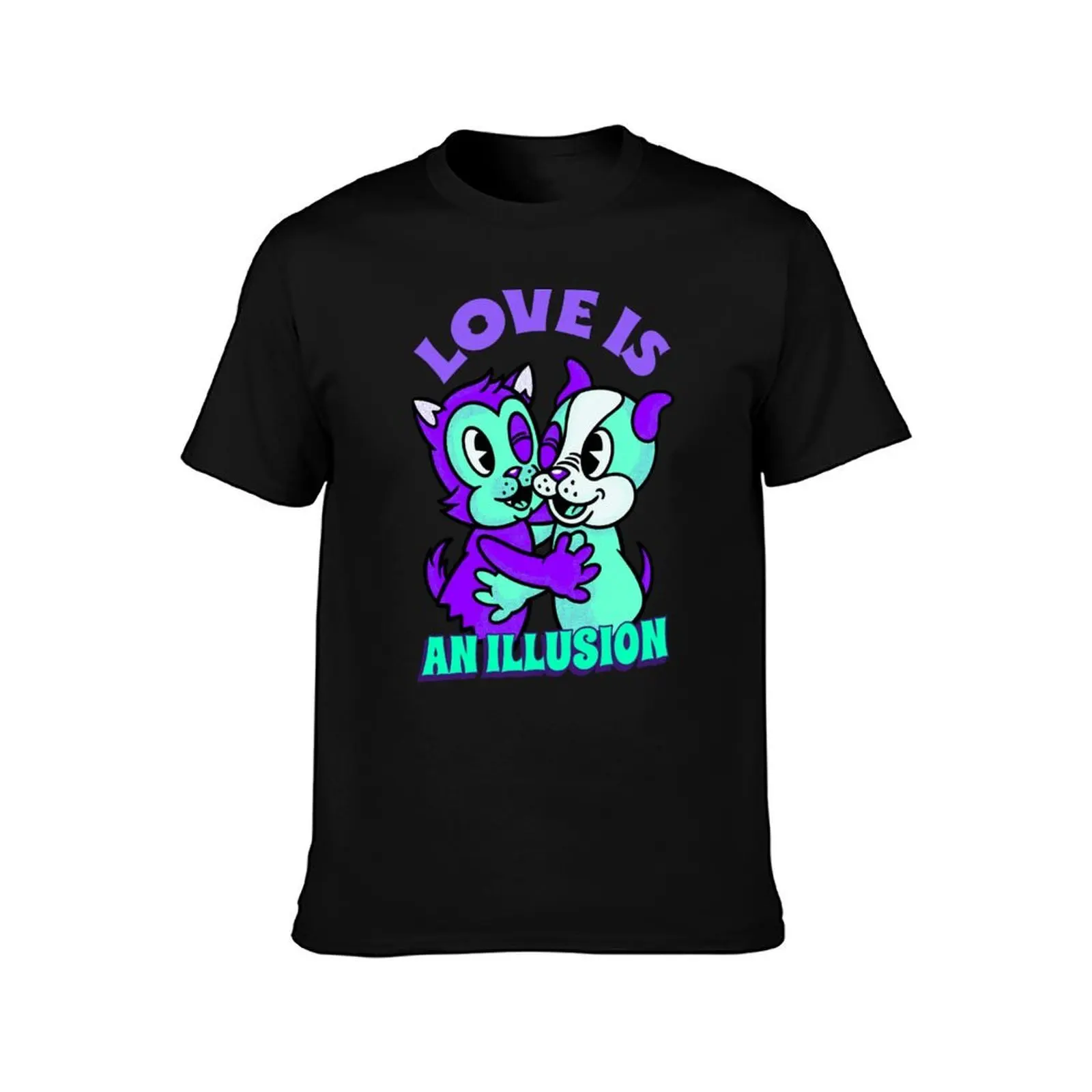 Love Is An Illusion - Anti Love Nihilism for Nihilist Design T-Shirt, Summer Casual Cotton Tee, Oversized Streetwear Tops