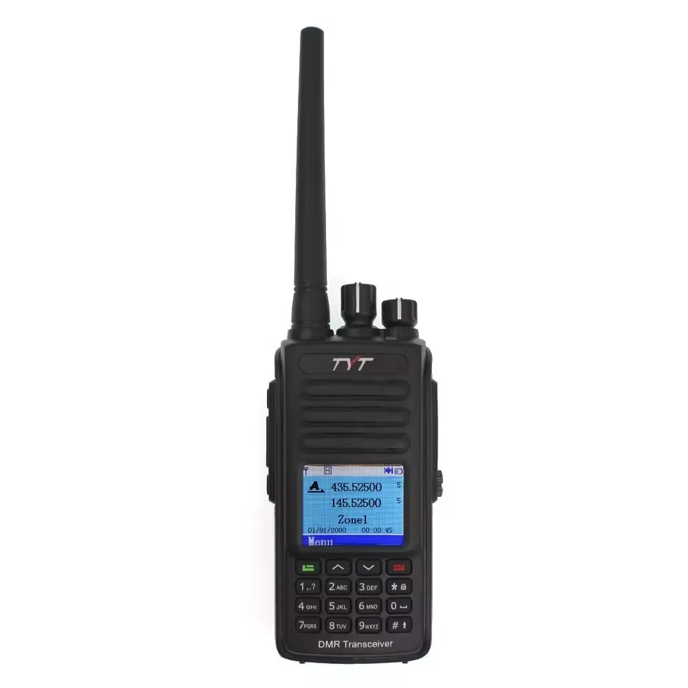 TYT MD-UV390 5W DMR Radio AES256 IP67 Waterproof Dual Band GPS Optional Analog And Digital Mobile Radio Tyt Md-uv390 Plus