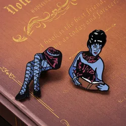 Creative personality new Beetlejuice Beetlejuice Brooch European and American Halloween accessories Gothic trend ins