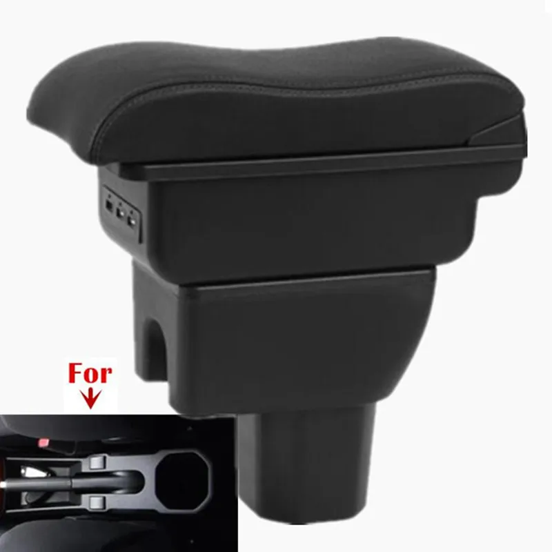 

For Suzuki IGNIS Armrest Box For Suzuki IGNIS Car Armrest Central Center Storage box with USB Port Retrofit Car Accessories