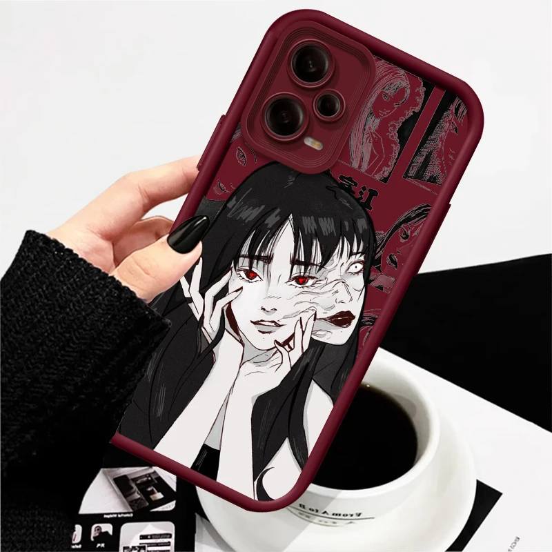 Kawakami Tomoe Comics Fashion Eye Ladder For Xiaomi Redmi Note 13 12 12C 11 11S 10 10C 10A 9C 9A Pro 5G Funda Phone Case