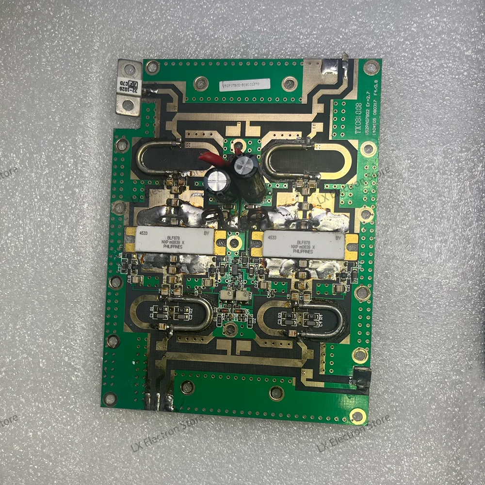 BLF878 Original transistor (work) - Non brand new PCB (PCB not available) -Missing and damaged PCB components