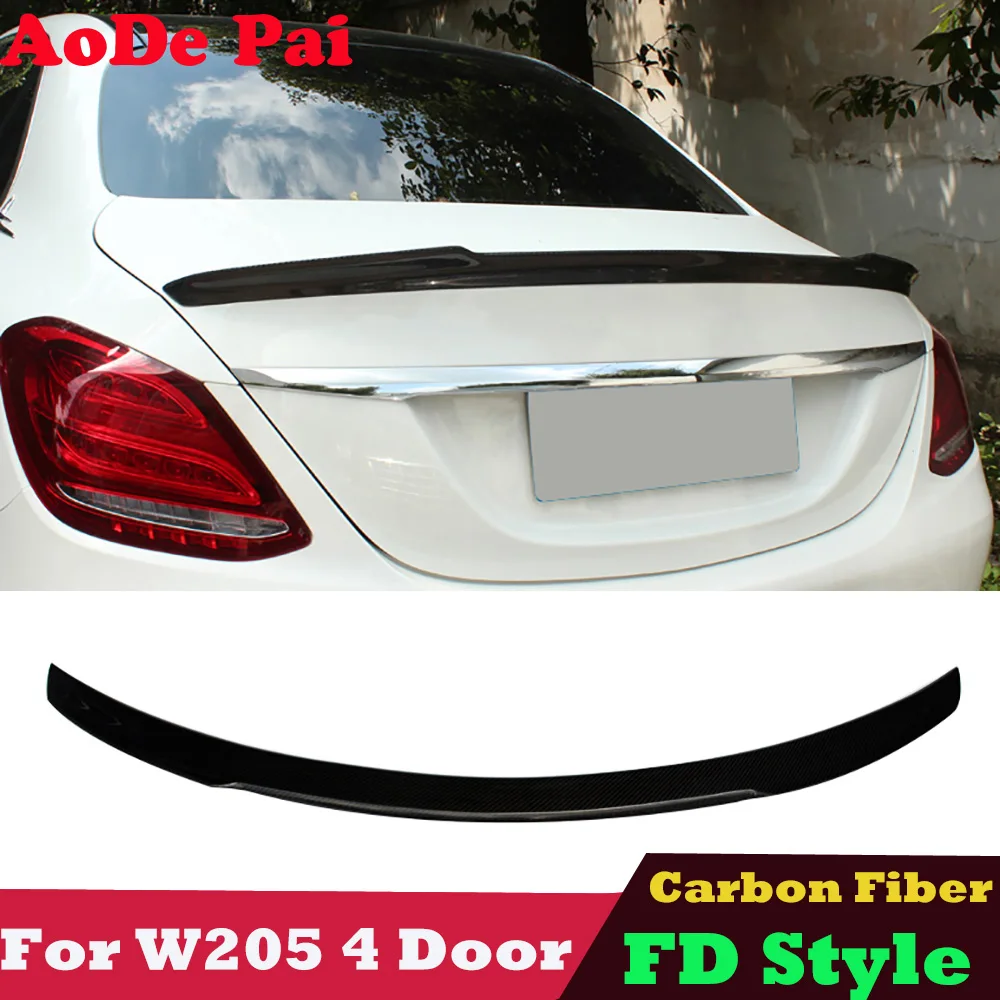 

FD Style Rear Boot Trunk Wings Spoiler Ducktail for Mercedes C Class W205 4 Door Sedan / 2 Door Coupe 2015-2021