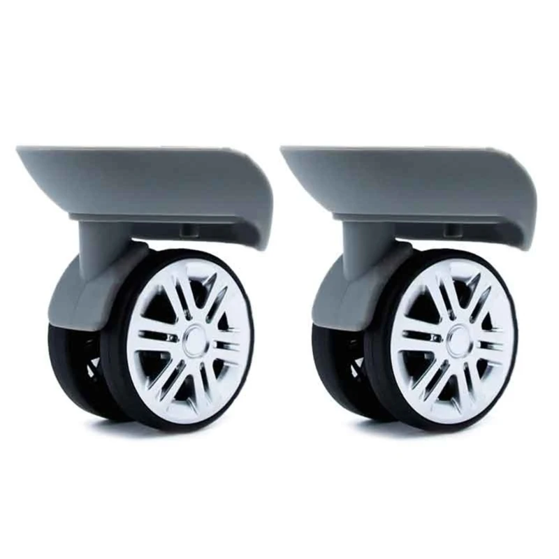 A65 Trolley Luggage Wheels Luggage Swivel Left and Right Wheels DIY Suitcase Replacement Parts for Most Suitcases