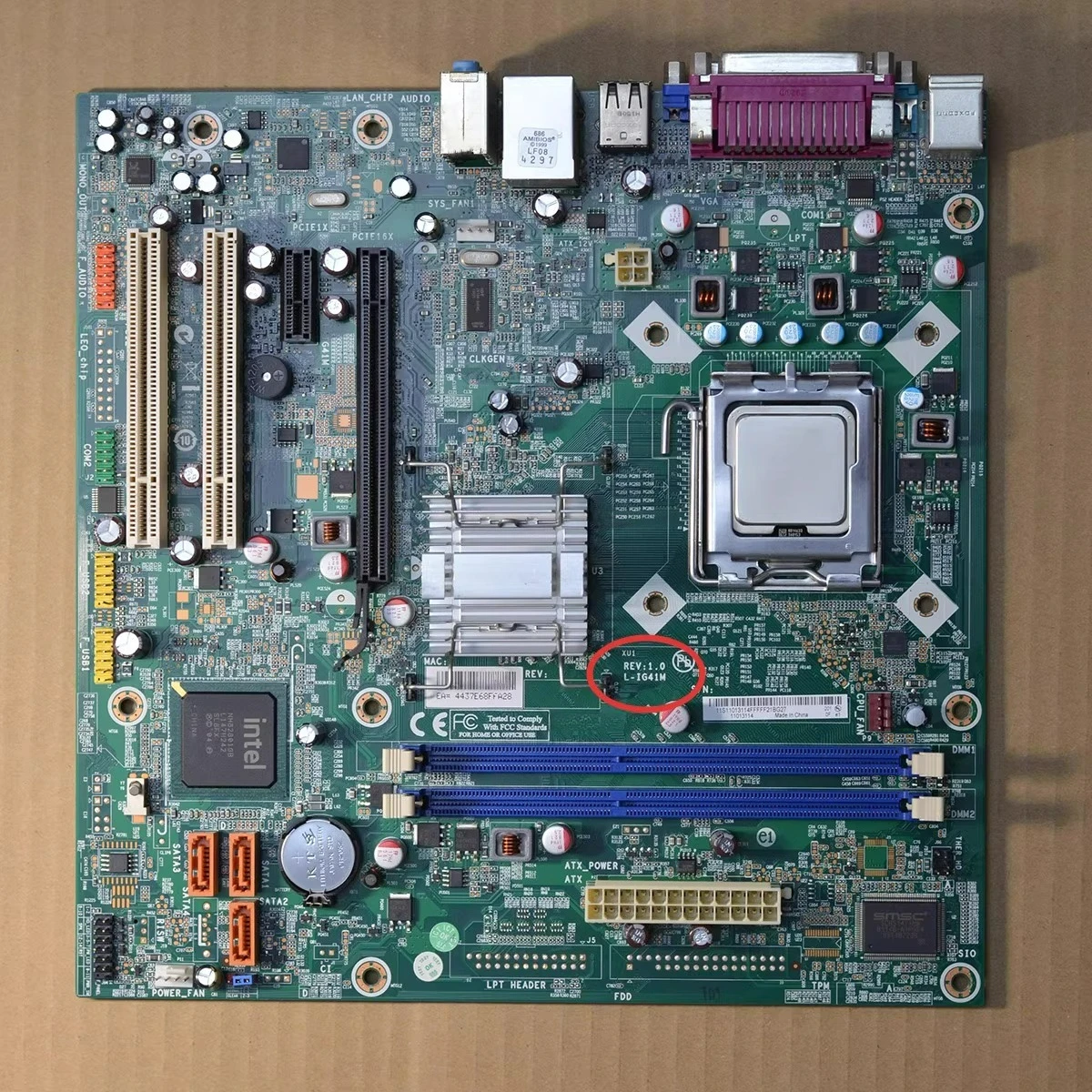 M7150 M7160 M7100 M6900 L-IG41M Rev: 1.0 DDR3 G41 main board  For Lenovo Qitian (store code: 003)