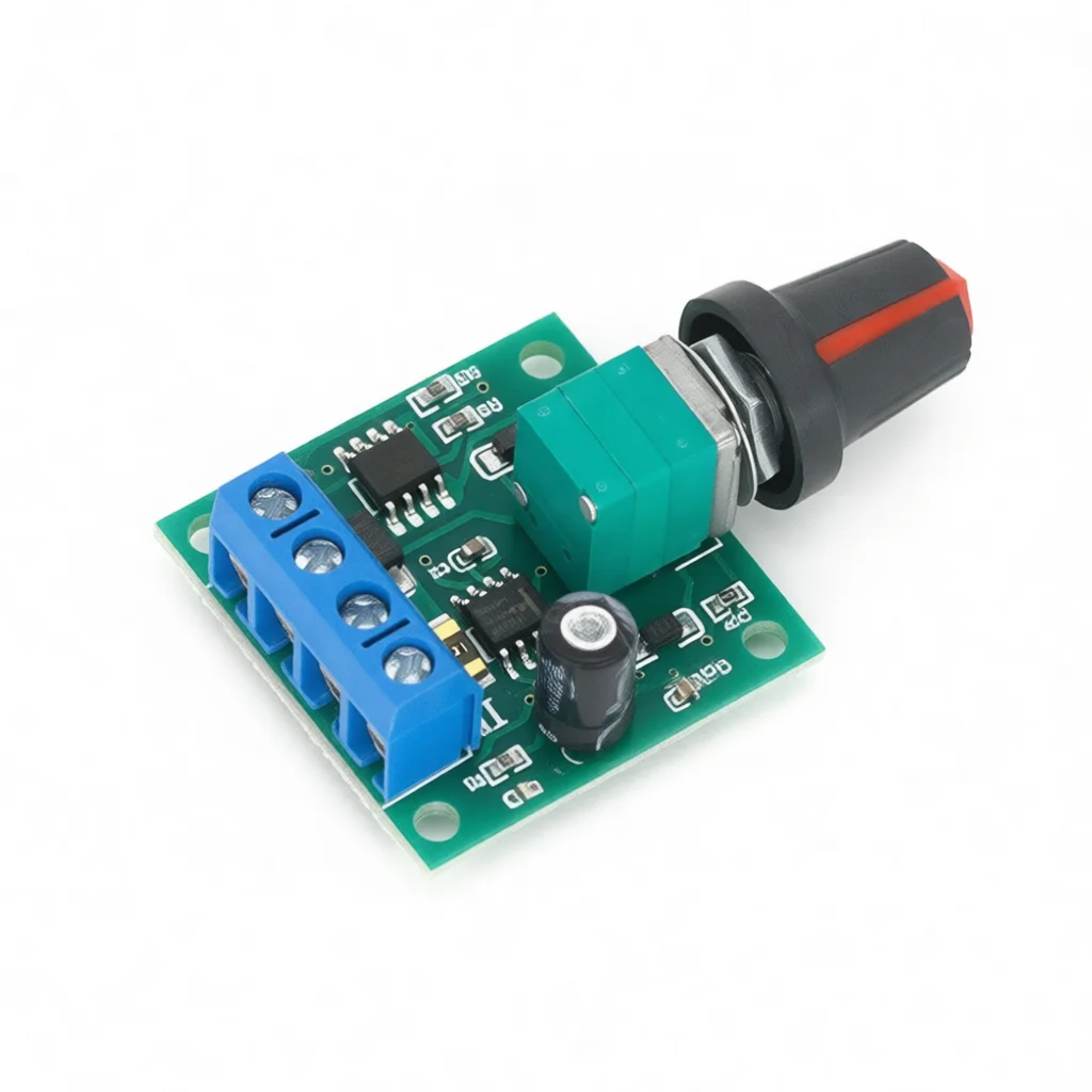 Adjustable PWM DC Motor Speed Controller Board 1 8V To 12V 2A Voltage Regulator Switch Module For DIY Robotic Fan Control Gear
