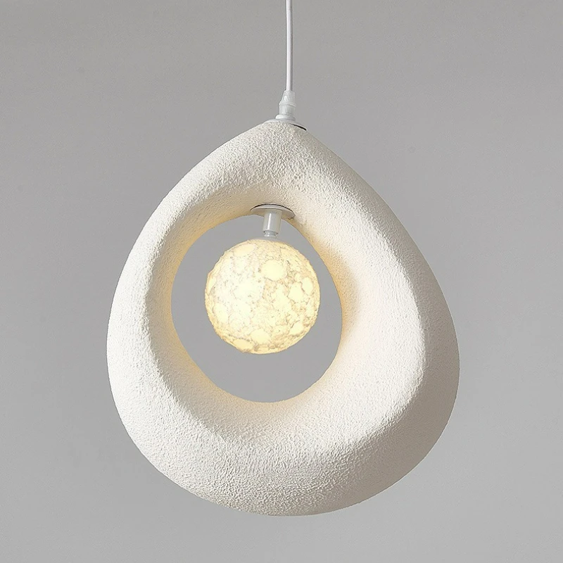 Wabi Sabi Pendant Lights Minimalist Bedroom Kitchen Island G9 LED Chandeliers Home Decor Living Room Hanging Lamps view 6