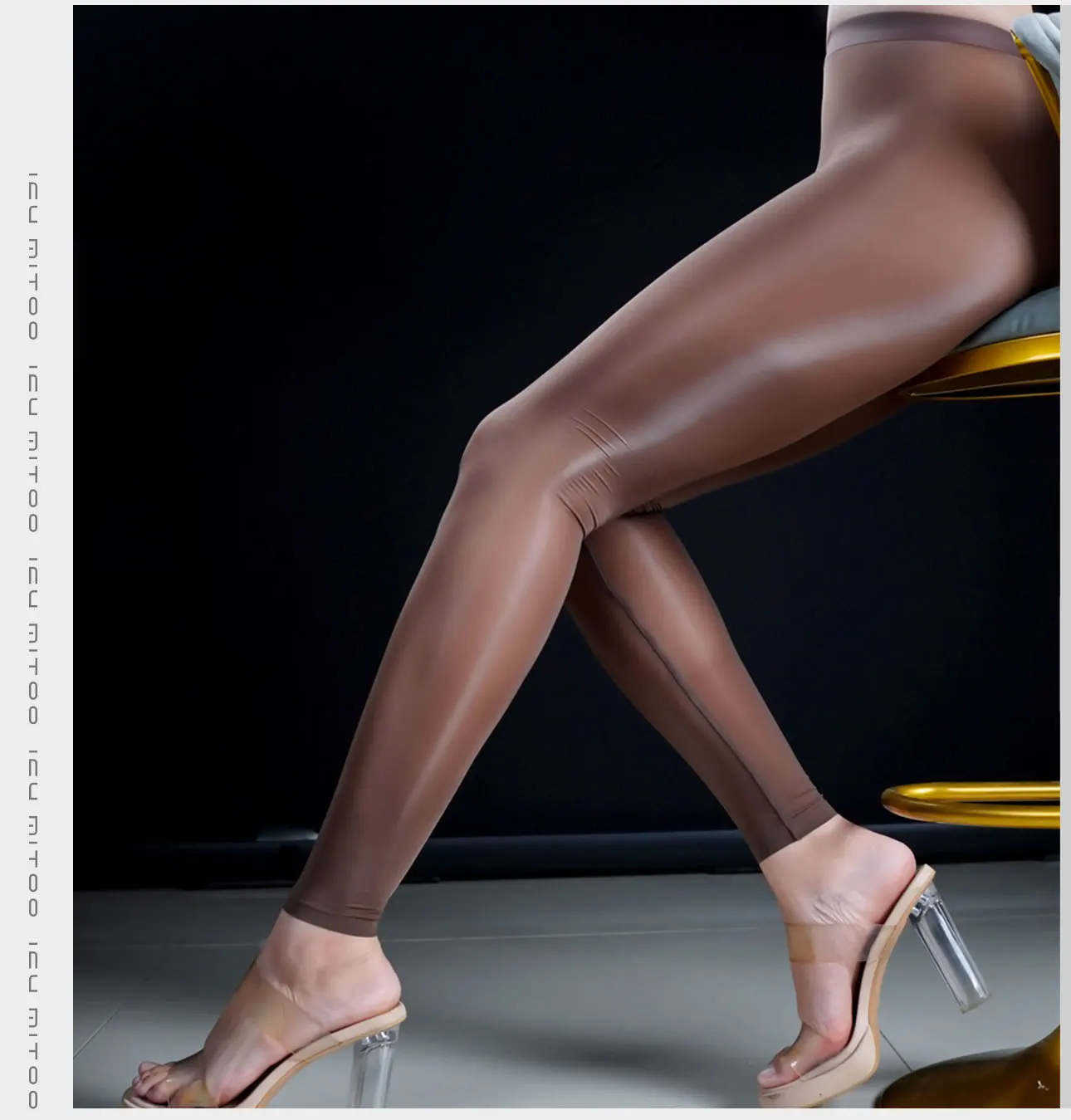 Women Thin Sheer Seamless Yoga Pants Silky Tight Fitness Biker Shorts Leggings for Summer Autumn