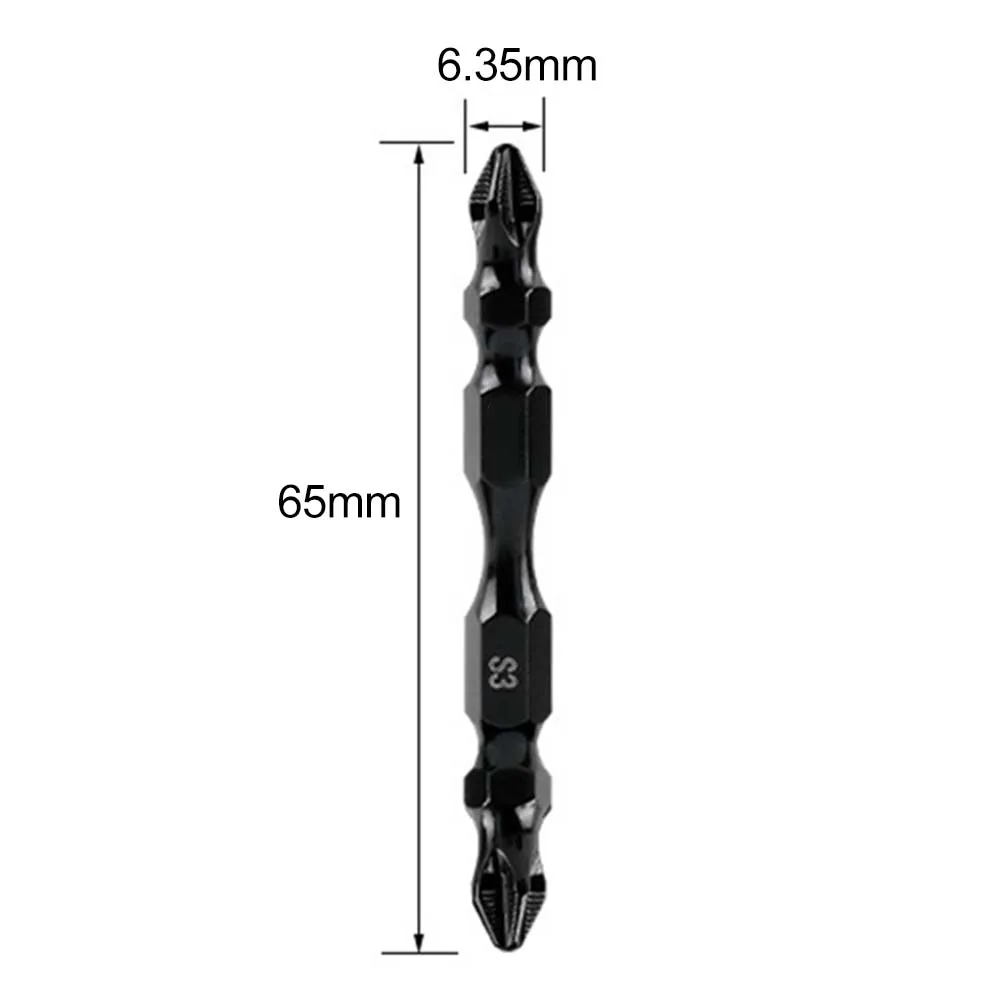 Cross Bit Driver Screwdriver Bits Set 110mm Length 65mm Length Alloy Steel Material HRC65 Hardness High Wear Resistance