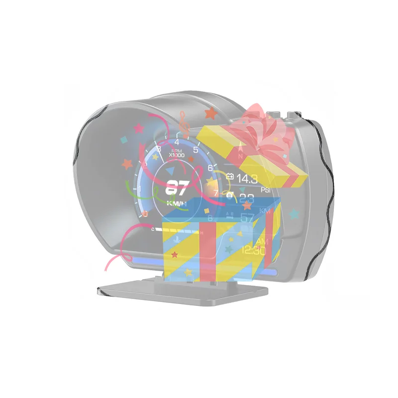 

Универсальный OBD2 и GPS двойной счетчик системы, спидометр, проекционный дисплей, многофункциональный датчик температуры воды, турбо, автомобильные аксессуары HUD P6