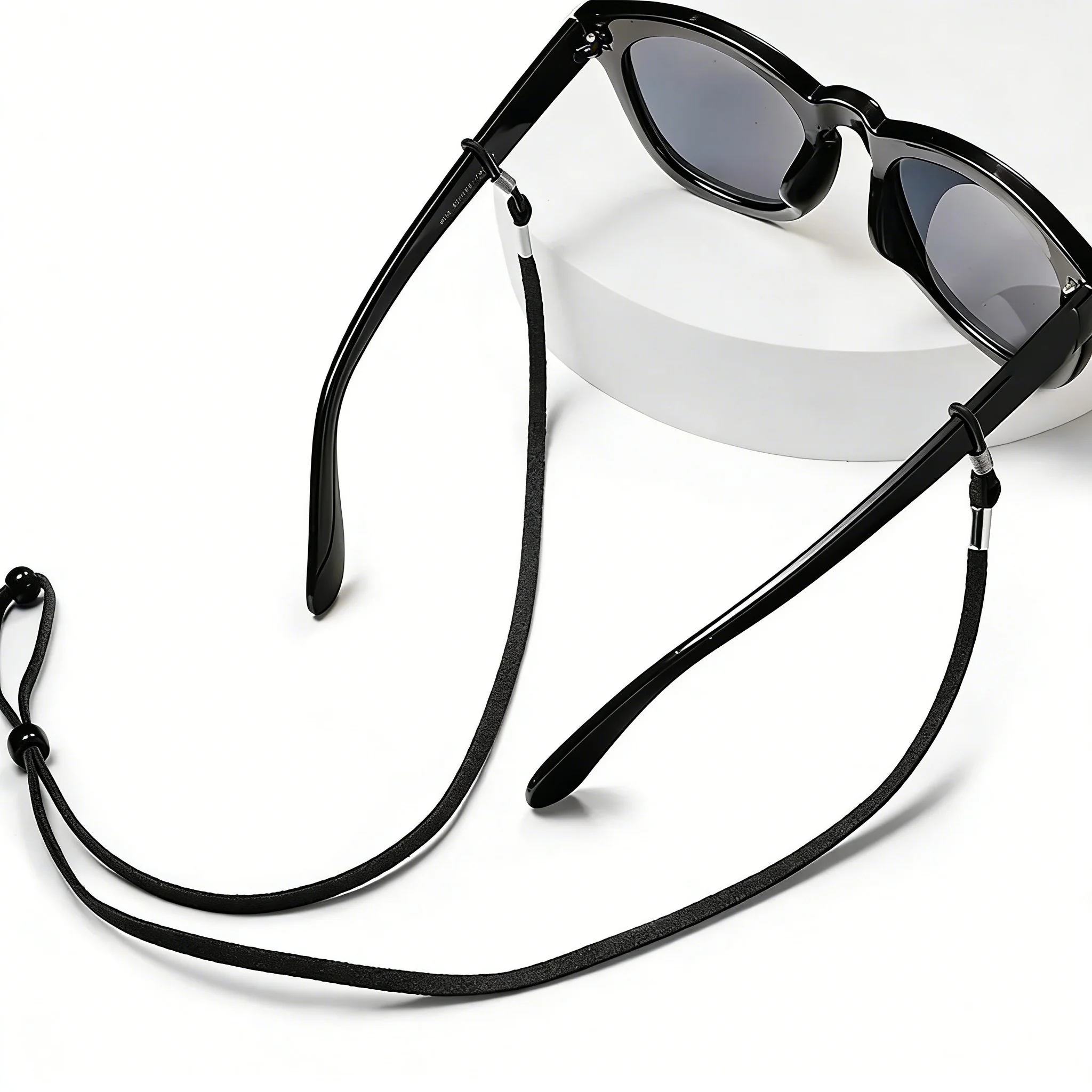 Verstellbares Brillenband aus Leder, Sonnenbrillenhalter, Anti-Verlust-Sportband, Brillenkette, Zubehörband PS03