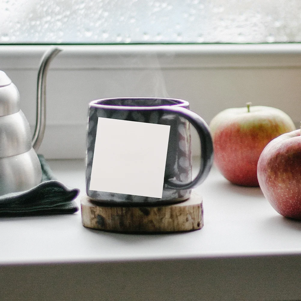 แผ่นโน้ตแบบมีกาวในตัว 10 แผ่น กระดาษโน้ตเปล่า ใช้ซ้ำได้ สำหรับจดบันทึก รายการ เตือนความจำ 80 แผ่นต่อแผ่น สำหรับโรงเรียนและสำนักงาน