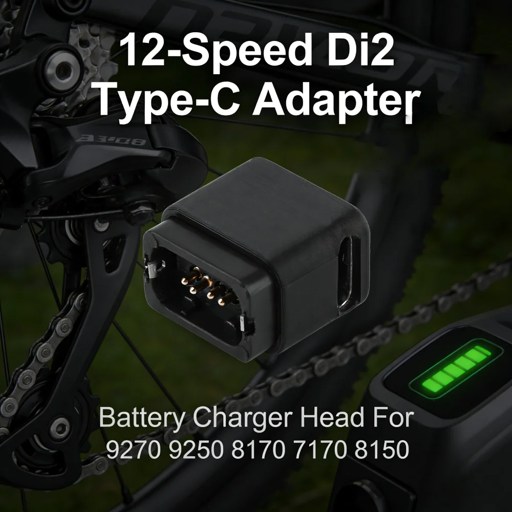 12-Speed Di2 دراجة كهربائية محول نوع-C محول شاحن بطارية رئيس ل 105 UT DA 9270 9250 8170 7170 جزء الدراجة #3