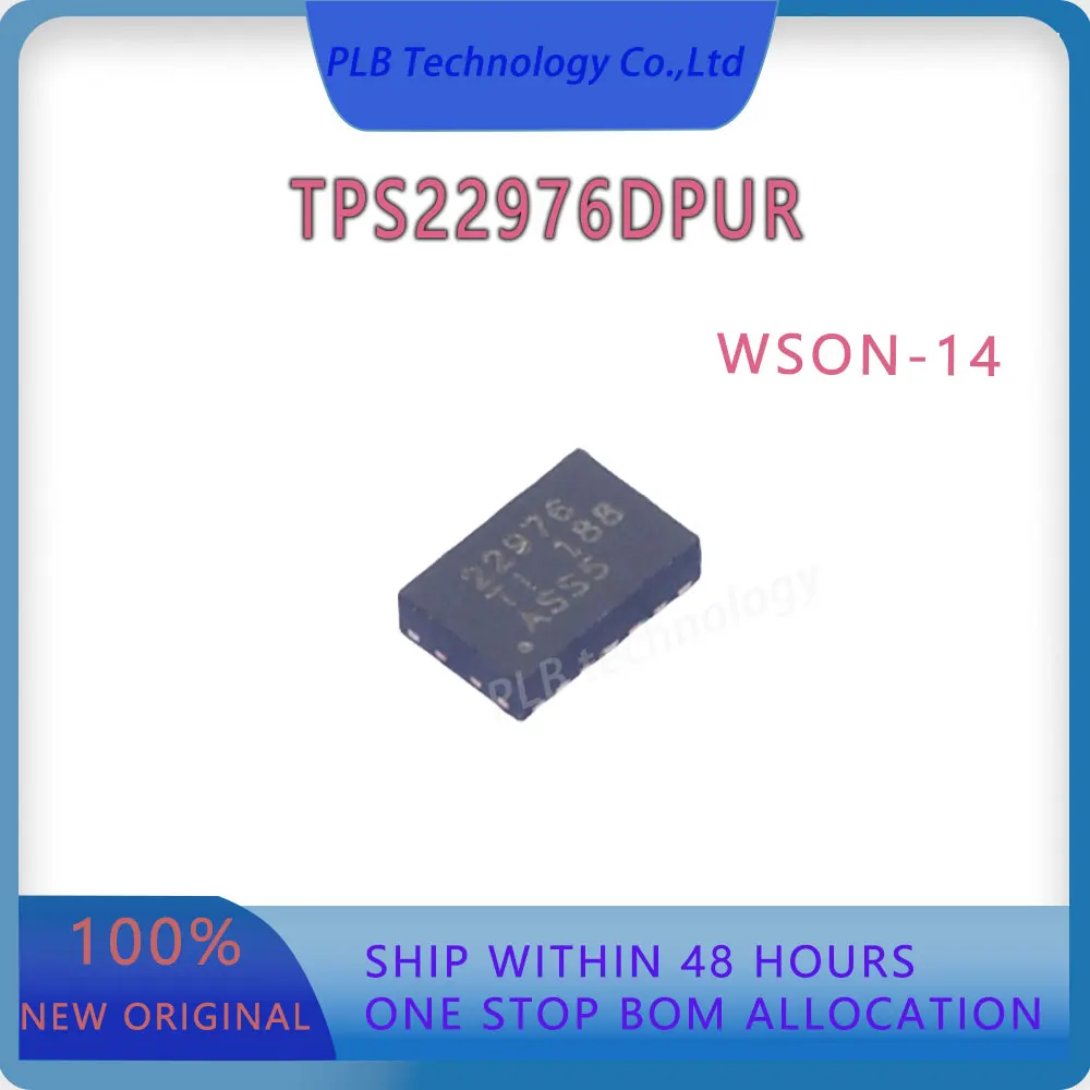 Original TPS22976 Integrated circuit TPS22976DPUR Electronic Stock Power switches IC chip New Load switches