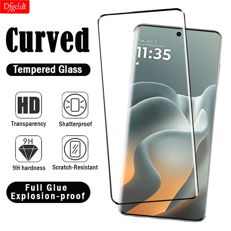 

3D Full Glue Curved Tempered Glass for Motorola Edge 70 Fusion+ Screen Protector for Edge 70 Fusion Full Glue Protective Film