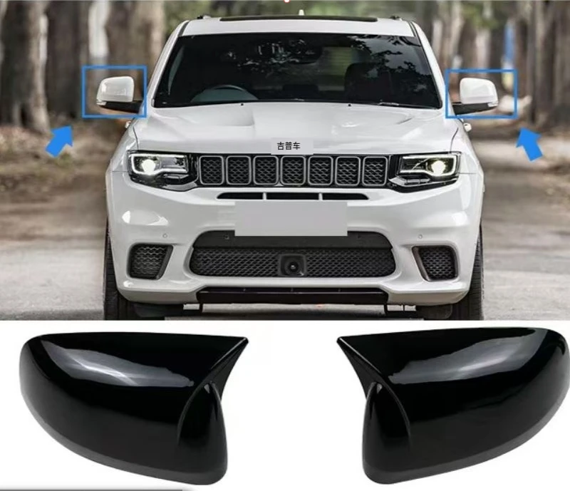 Suitable for Grand Cherokee modified Grand Cherokee horn rearview mirror decorative reverse mirror protective shell