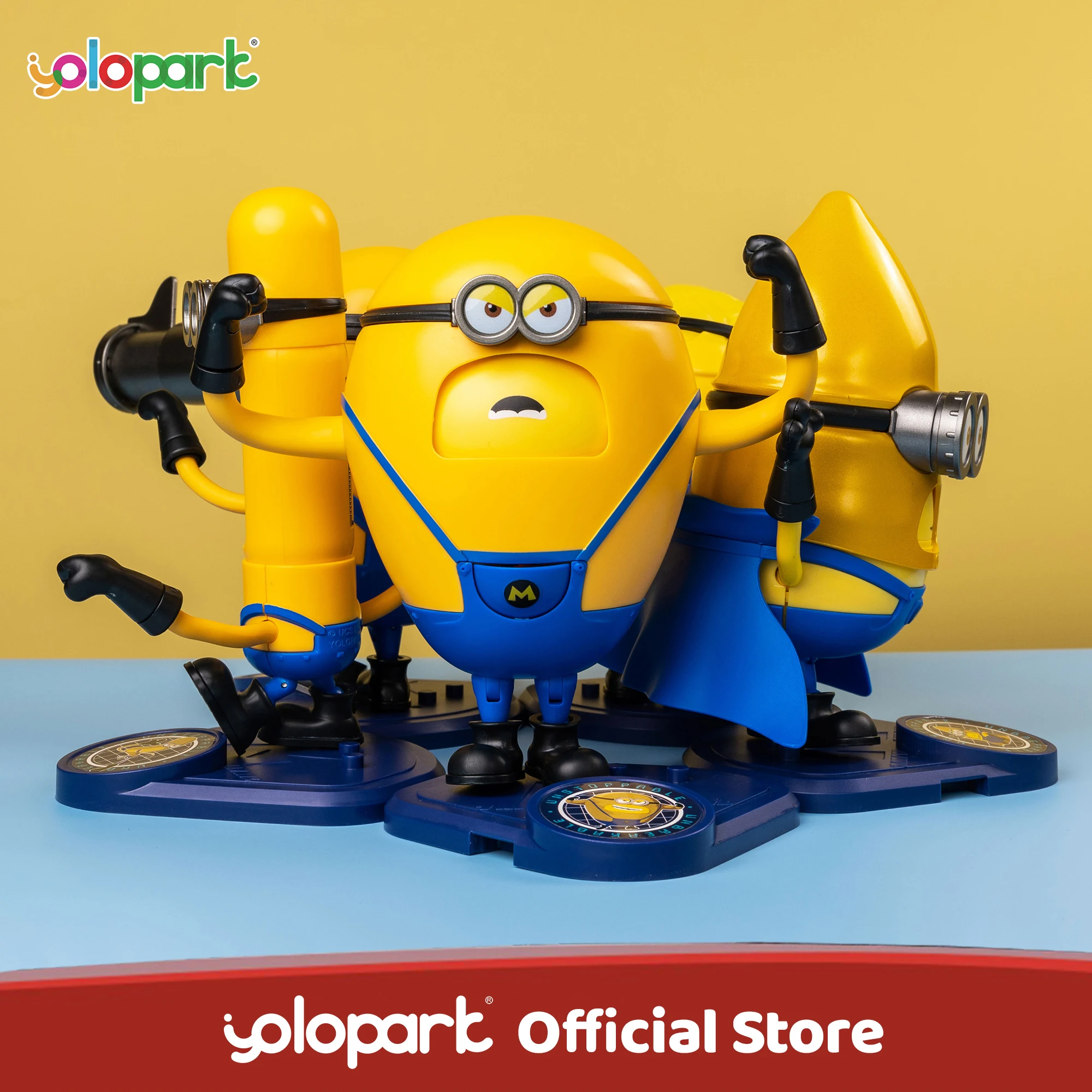 YOLOPARK Despicable Me 4 – AMK Series Mega Minion: Najlepszy zestaw akcji dla fanów filmu i kolekcjonerów