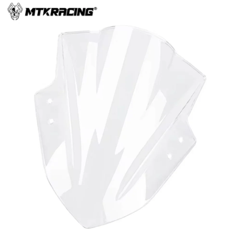 

MTKRACING For KAWASAKI NINJA 300 2018-2024 Motorcycle Windscreen Windshield Double Bubble