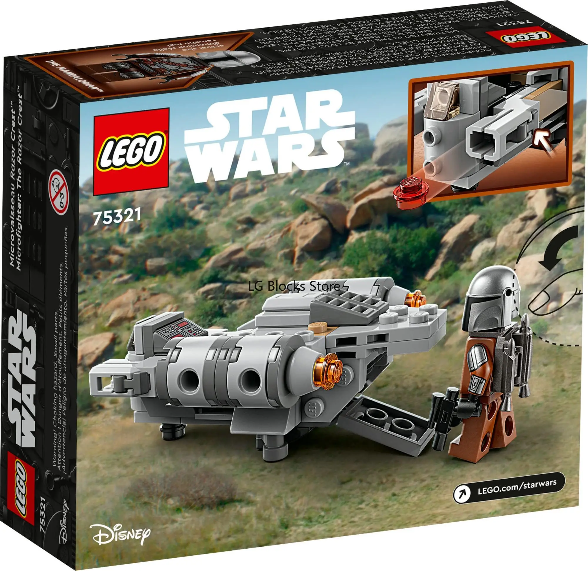LEGO Star Wars The Razor Crest Microfighter 75321 Toy Building Kit