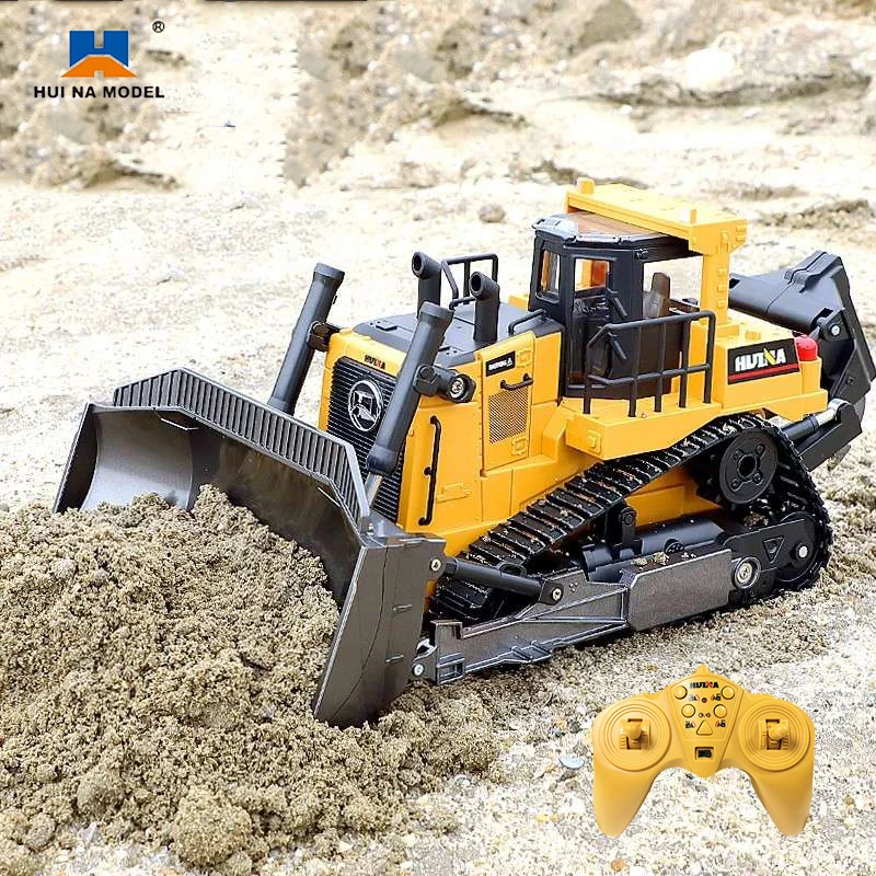 

Huina 1:18 Large Alloy Remote Control Excavator 9 Channel Crawler Excavator Children Boy Competition Engineering Vehicle Model