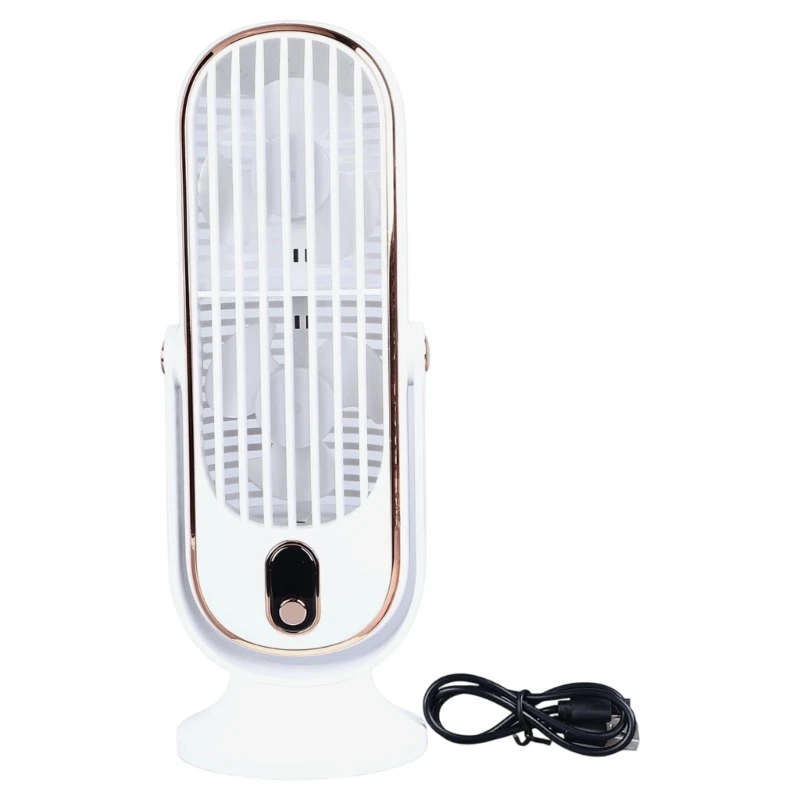  Tower Fan 5 Speed Adjustable for Home Office Bedroom Table Small Cooling Fan