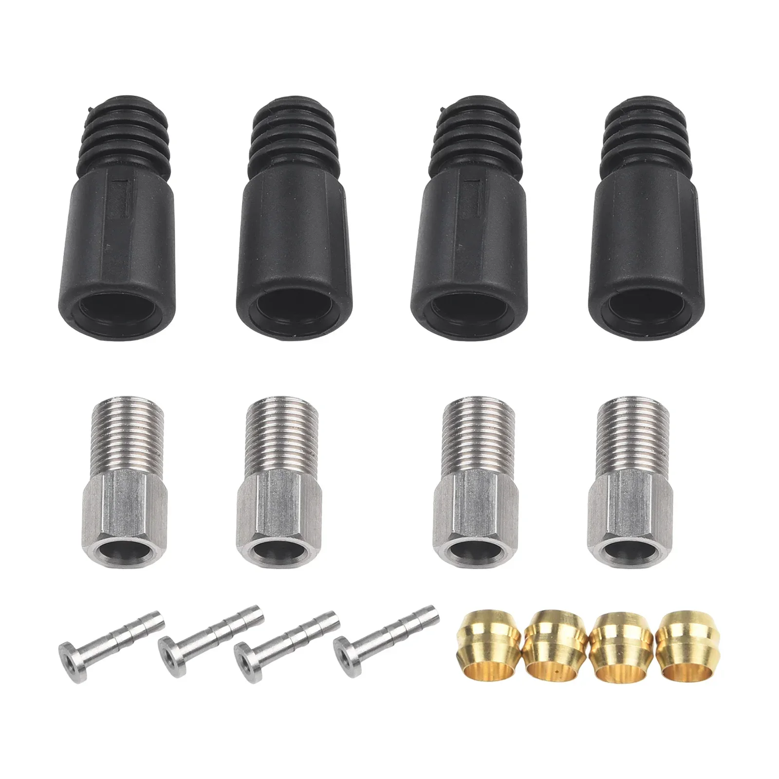 

Reliable and Practical Solution for MTB Brake Maintenance Disc Brake Cable Hose Set with Olive Connector Insert