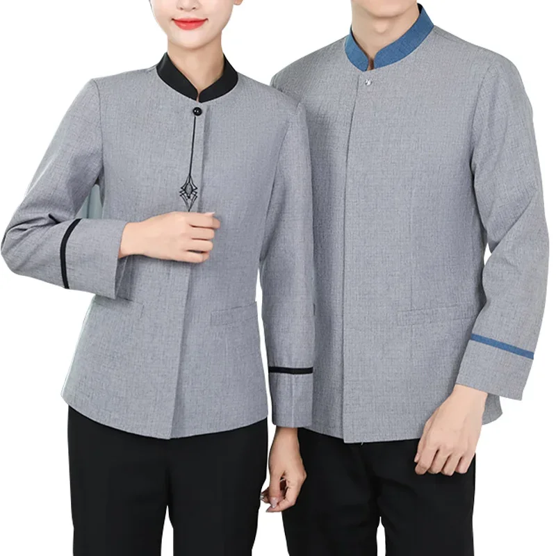 Hotel Uniforms Women's Clothing Room Property Cleaning Uniform Housekeeping Uniforms Long Sleeves By Cotton