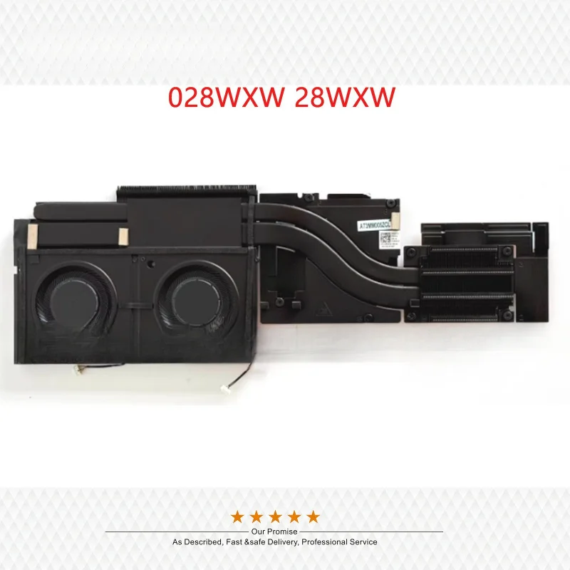 New 028WXW For Dell Precision 7670 M7670 Cooler Heatsink CPU GPU Cooling Fan