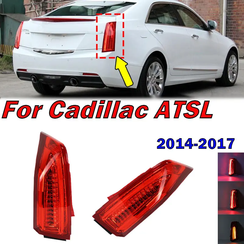 For Cadillac ATSL ATS-L 2014-2017 Car LED Tail Lights Brake Lamp Turn Signal Reversing Light Auto Accessories Tailight Assembly