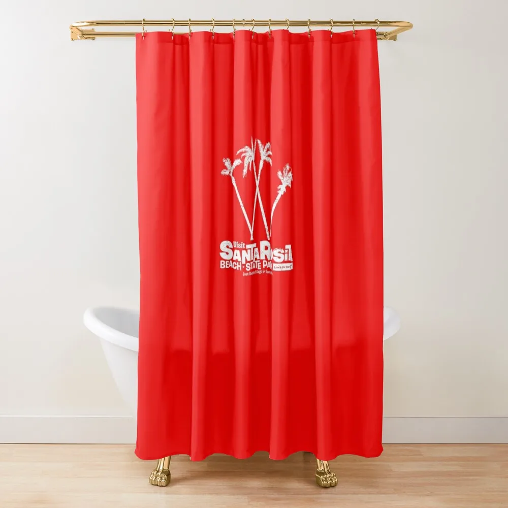 

Santa Rosita Beach State Park Shower Curtain Waterproof Fabric Bathroom Window Anti-Mold Waterproof Shower Curtain