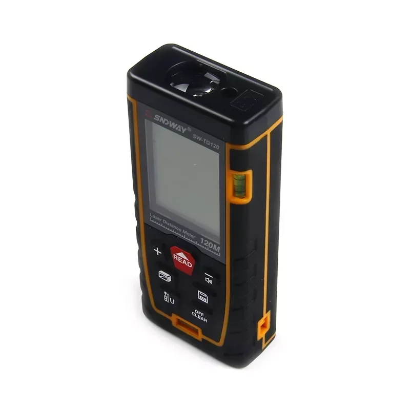 SW-TG120 SNDWAY Laser Measure Distance Meter Lcd Digital Laser Ruler Rangefinder