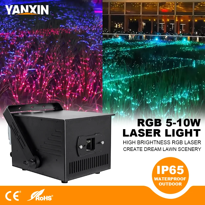 

IP66 10W RGB Animation Laser Light Outdoor Waterproof 5W Scanner Projector Stage Light DJ Disco Bar Club Party Wedding Christmas