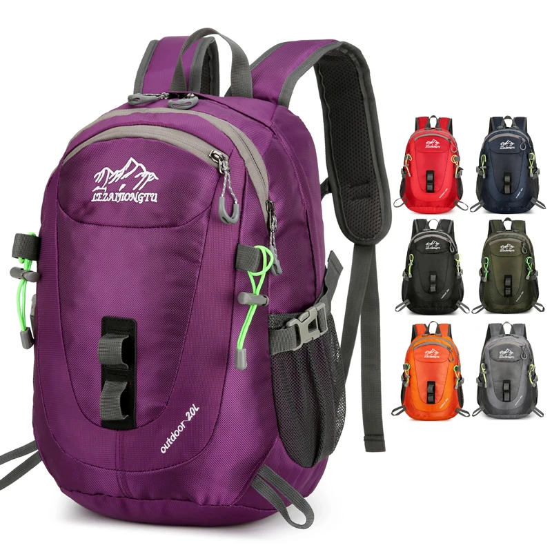 النايلون التخييم على ظهره حقيبة سفر المشي لمسافات طويلة في الهواء الطلق Daypack النساء الرجال الرياضة حقيبة الظهر تسلق الجبال على ظهره الرجال الأمتعة #1