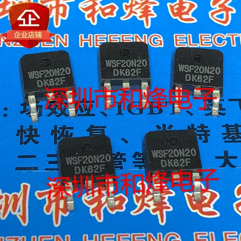 5 قطعة-10 قطعة WSF20N20 TO-252 200 فولت 12A جديدة ومبتكرة في المخزون