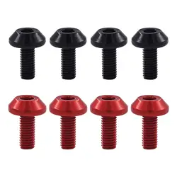 4Pcs Bike Water Bottle Cage Bolt, Bike Accessories Bicycle Rack Screw Bracket Mountain Cycling Bike Screw Kettle Holder Screw