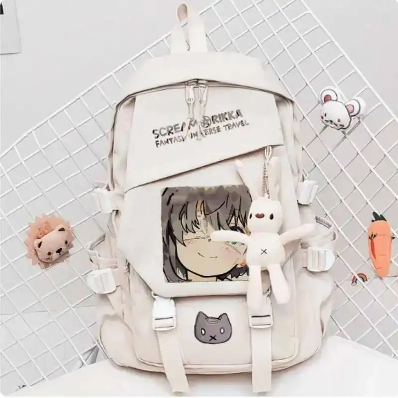 

Школьный рюкзак Takanashi Rikka, сумка через плечо большой емкости, косплей, путешествия, студент, подросток, B1921, аниме