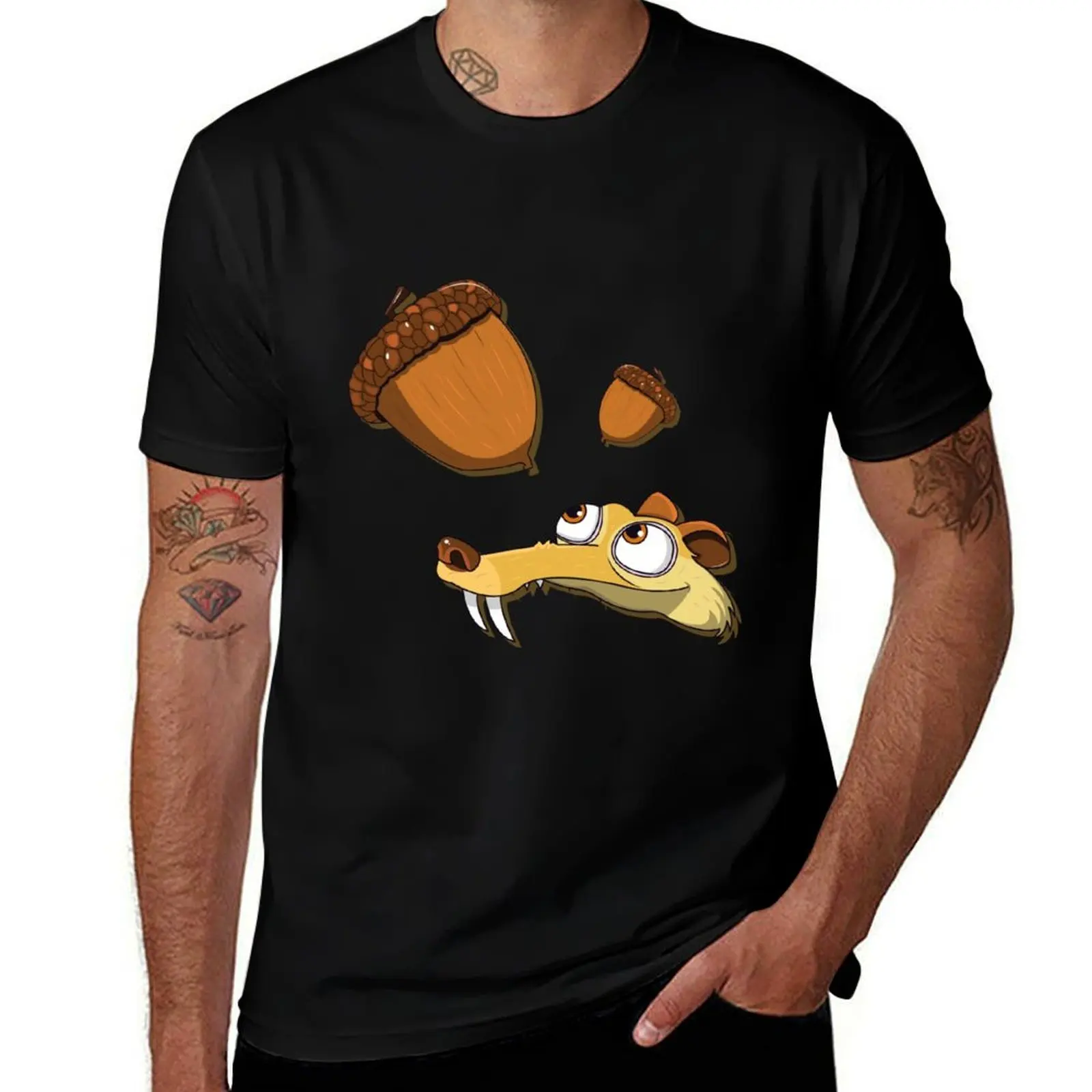 Scrat - Ice Age T-Shirt Standard Fit Solid Tee Shirt T-Shirt