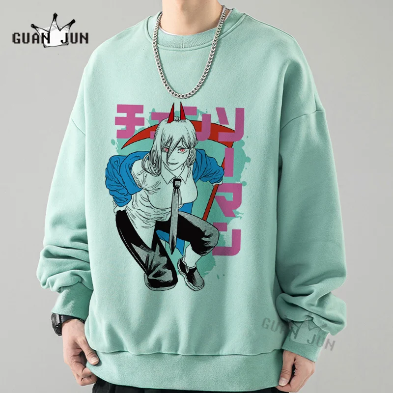 Chainsaw Man Japanese Style Anime Sweatshirts Long Sleeve Autumn Men/Women Hoodies Manga Benji Cartoon Pullovers Casual Hoodie