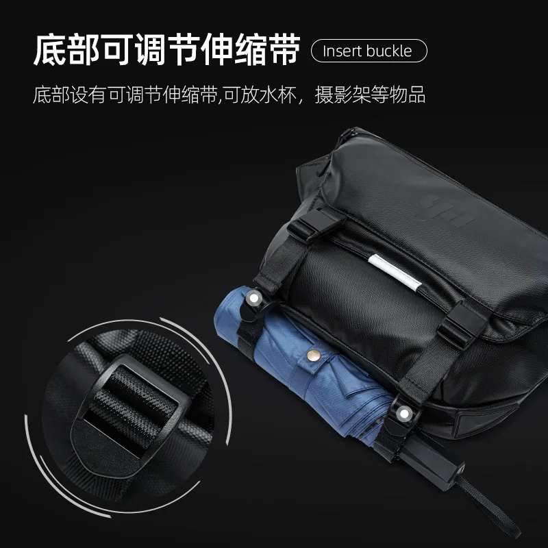 Trendy brand messenger bag men's backpack commuter shoulder bag trendy breast large capacity messenger bag