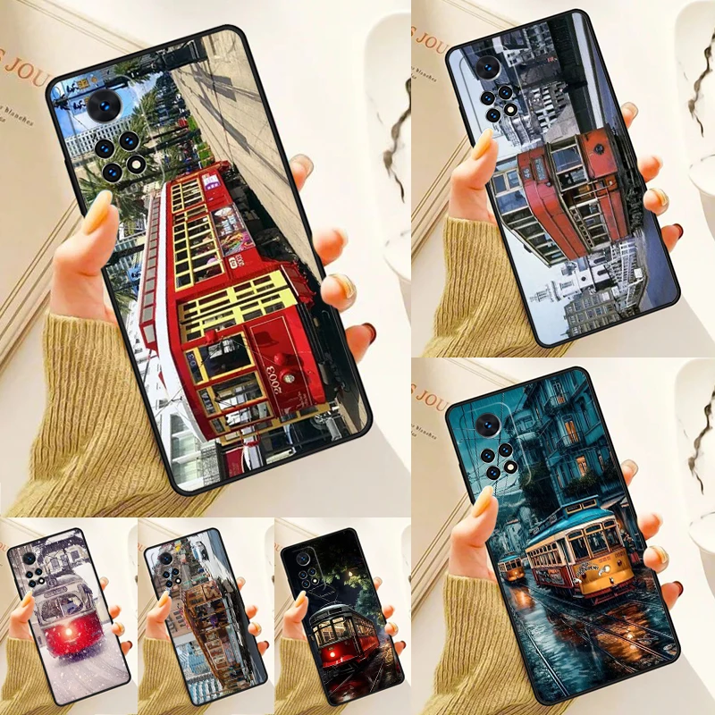 Various World Trams Transport Case For Samsung Galaxy S24 Plus S23 S20 S21FE Lite S22 Ultra Note 20 S8 S9 S10 Phone Coque