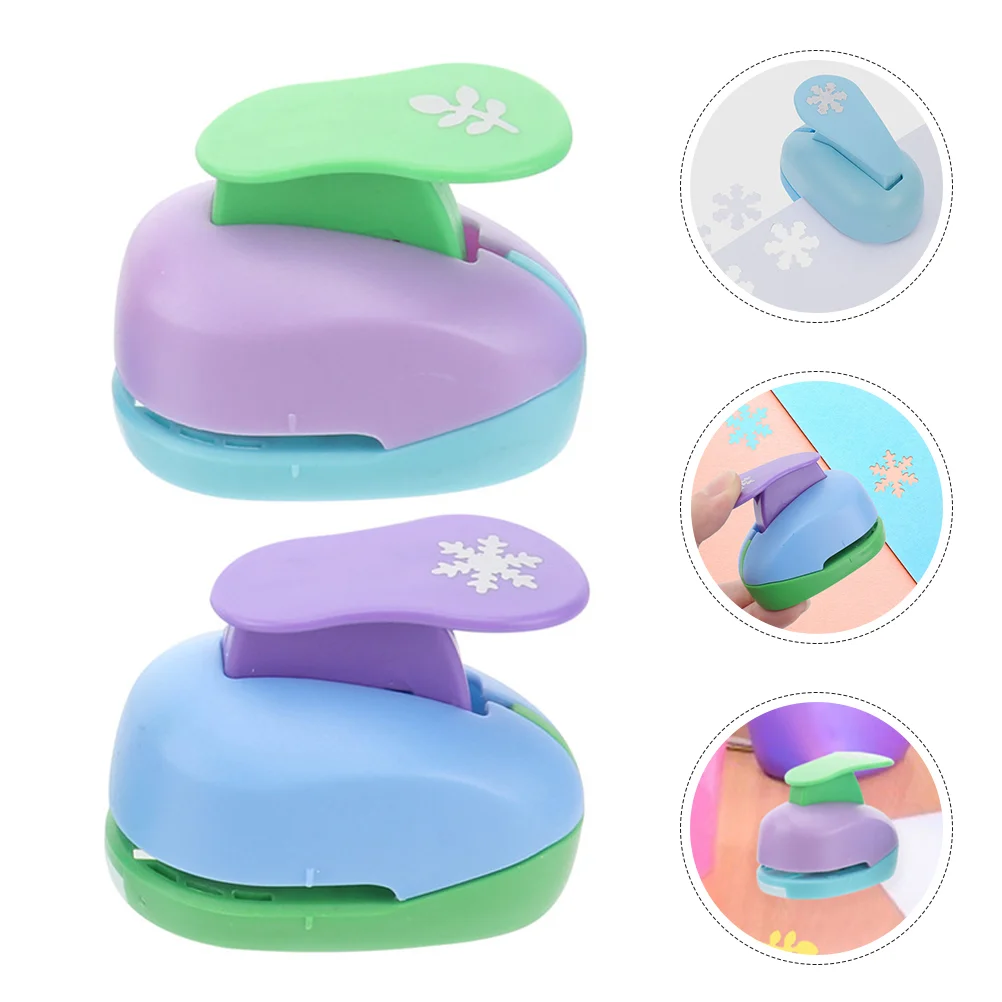 Craft Paper Punch Embossing Device Kids Crafts Plastic Scrapbooking DIY Puncher Punching