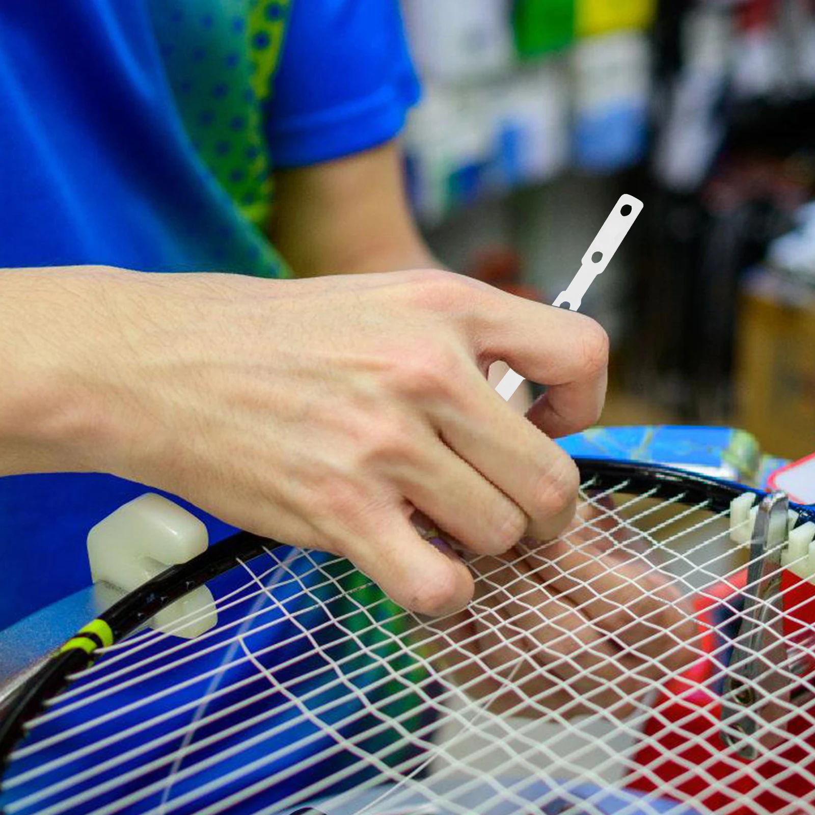 

2pcs Badminton Racket String Protector Colorful Silicone Grommet Accessories Racket Line Tubing Sports Equipments Repair Kit
